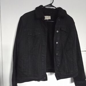 Men's Black Denim Jacket